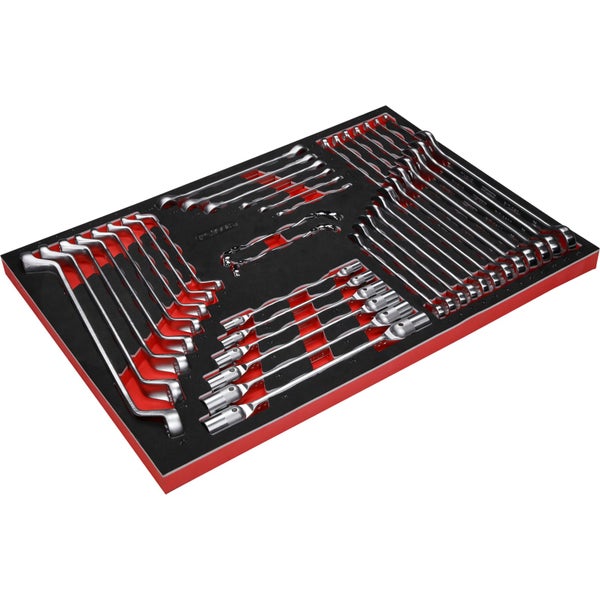 Steckschlüsselsatz im Werkzeugkasten