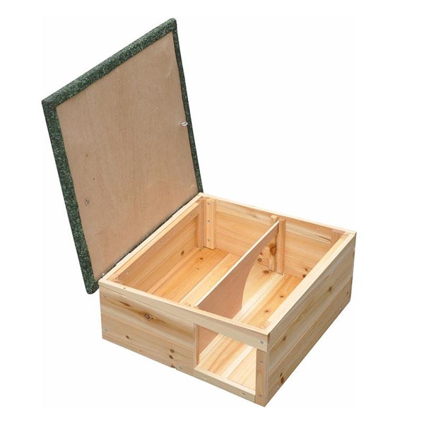 Igelhaus Kleintierhaus natur 40 x 40 x 19 cm