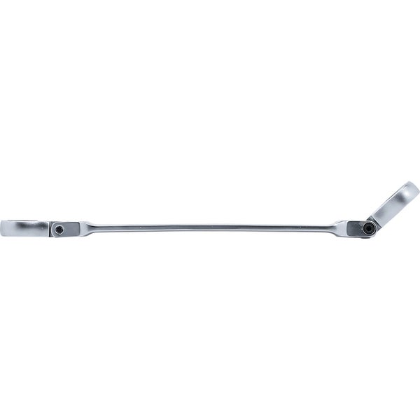 BGS Doppel-Ratschen-Ringschlüssel abwinkelbar mit E-Profil Ringköpfen SW E6 x E8 - 71028-6X8