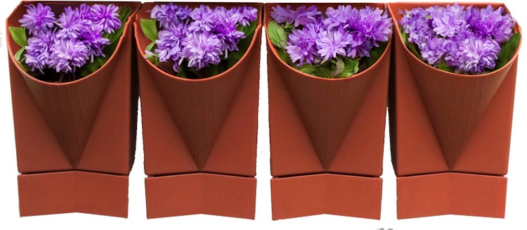 4x Wandgarten Hängegarten Blumentopf Blumenkasten