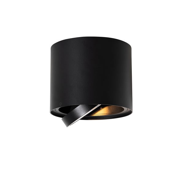 Schwarze Deckenleuchte