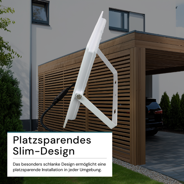 LED-Strahler mit schlankem Design zur Aussenbeleuchtung