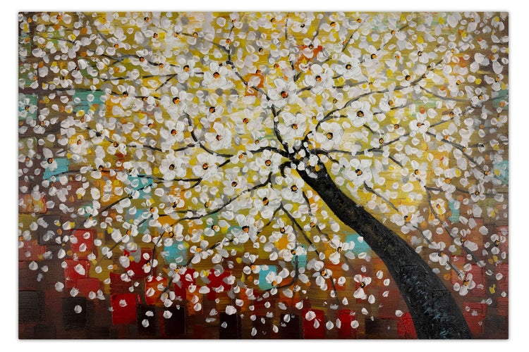 Handgemaltes Gemälde Acrylfarbe 120x80cm Braun