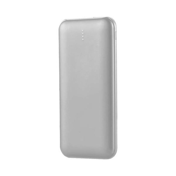 LED Display Power Banks - Silbernes Gehäuse - 10000mAh