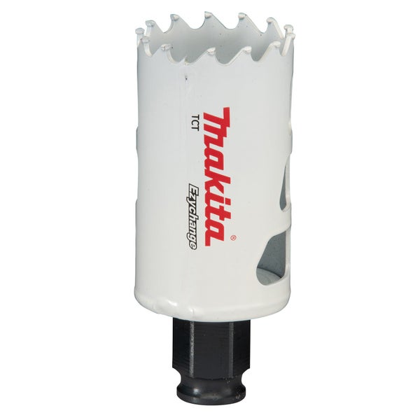 Lochsäge aus Metall mit Makita Logo