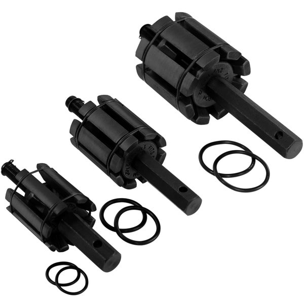 Auspuff-Rohraufweiter tectake  3 Rohraufweiter aus Stahl robuster Kunststoffkoffer