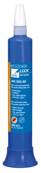 WEICONLOCK® AN 302-80 Rohr- und Gewindedichtung | für passive Werkstoffe, hochfest | 200 ml | grün