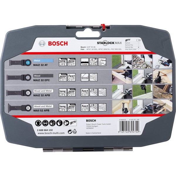 Bosch Starlock-Set Best of Heavy Duty 4tlg.- 2608664132