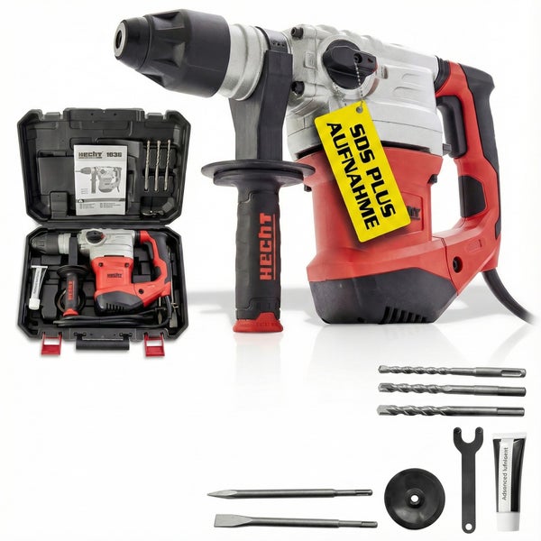 Bohrhammer mit Zubehör im Koffer