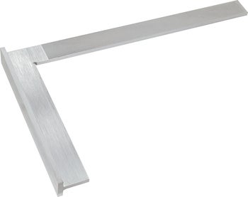 Anschlagwinkel aus Metall mit 90 Grad Winkel für präzises Anreißen und Messen.