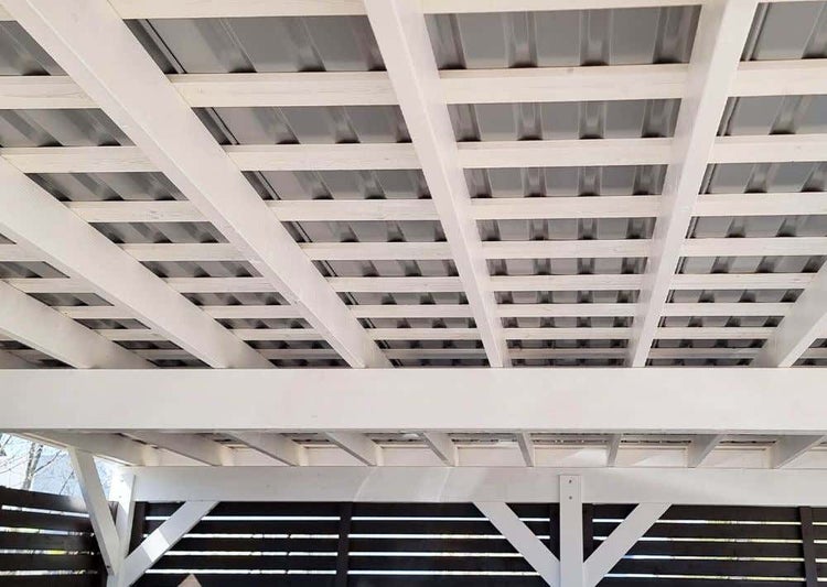 Alpholz Einzelcarport Ville Carport aus Holz, Unterstand Überdachung, Naturbelassen