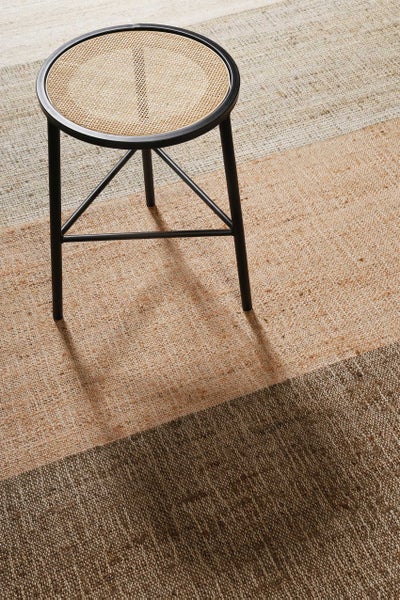 Handwebteppich Beige Braun aus Naturfaser Vito Green Looop 200x290 cm