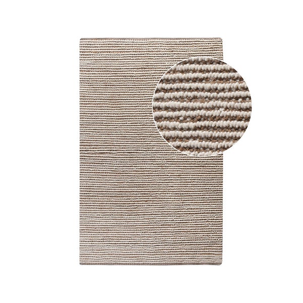 Avadi Teppich handgewebt 160x230cm natur, offwhite. 160 X 230 X 1 cm