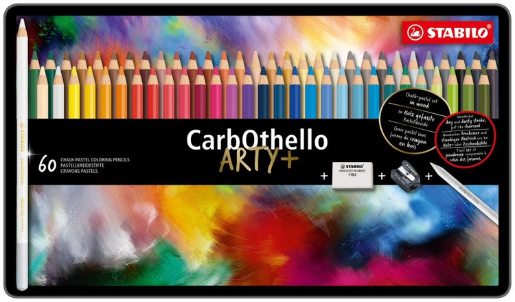 STABILO Kreidestift Pastell CarbOthello 60er Set