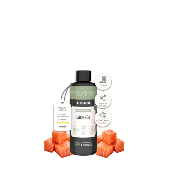 alphazoo Lachsöl für Hunde 250ml