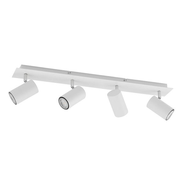 Lindby Strahler Joffrey (Modern) in Weiß aus Metall (4 flammig, GU10) - Deckenlampe Deckenleuchte Lampe Spot Wohnzimmerleuchte