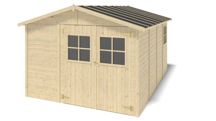 Gartenhaus, Gerätehaus 11,95m2 - 3,05x3,92m