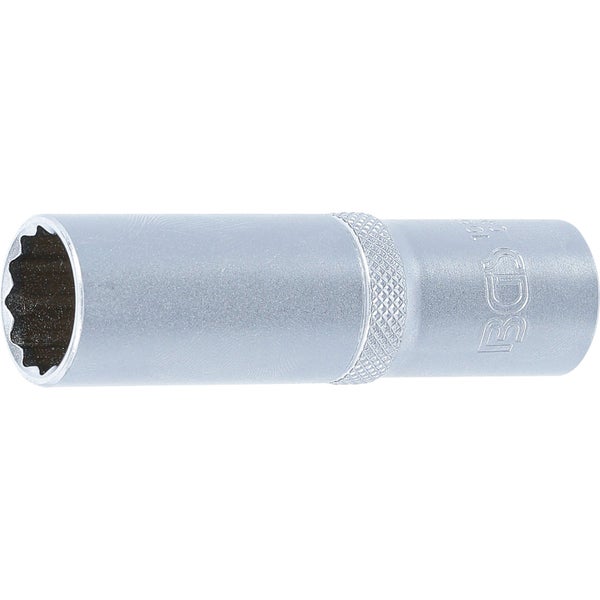 BGS Steckschlüssel-Einsatz Zwölfkant tief Antrieb Innenvierkant 12,5 mm (1/2) SW 16 mm - 10683