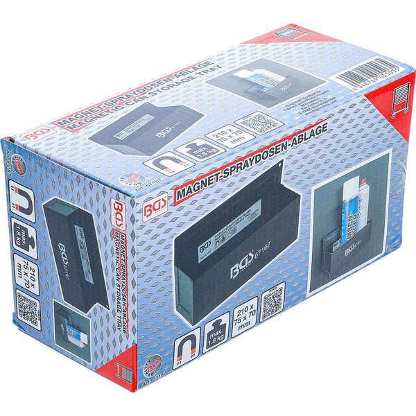 Verpackung der magnetischen Spraydosenablage von BGS