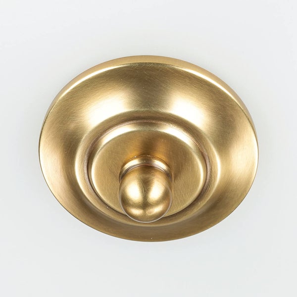 Goldfarbene Rosette für Armaturen