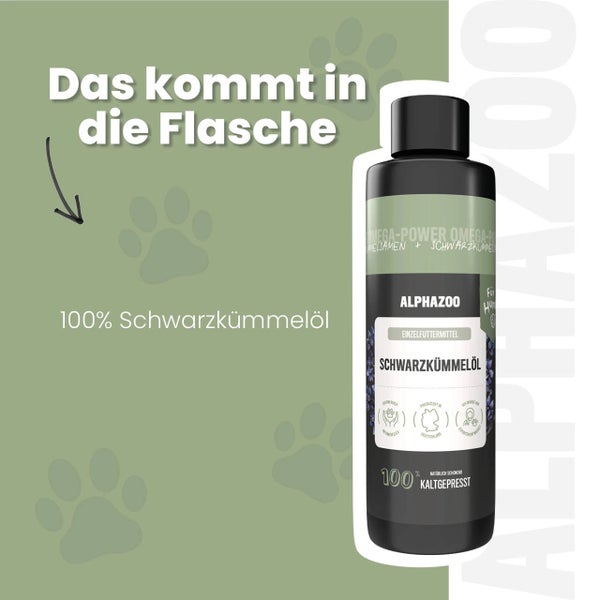 alphazoo Schwarzkümmelöl  für Hunde  250ml