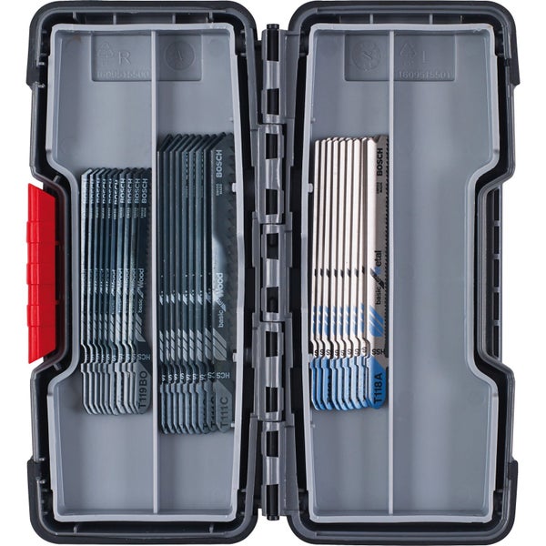 Bosch 30tlg. Stichsägeblätter ToughBox Basic for Wood and Metal - 2607010903
