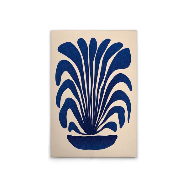 Dekoratives Wandbild mit abstraktem Pflanzenmotiv