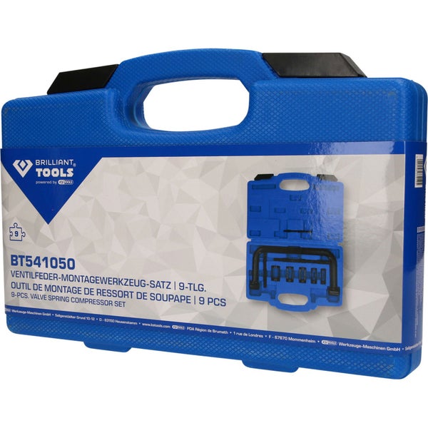 BRILLIANT TOOLS Ventilfeder-Montagewerkzeug-Satz 9tlg. - BT541050