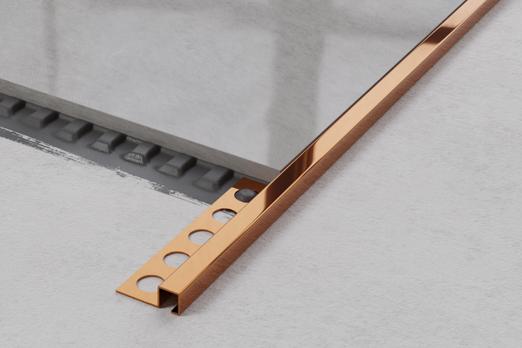 Fliesenprofil aus Metall