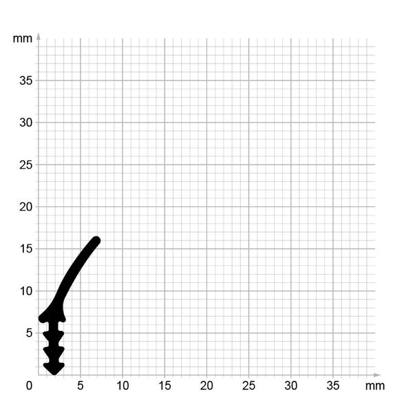 DIWARO. | Lippendichtung LP198 | weiß | 5 Meter