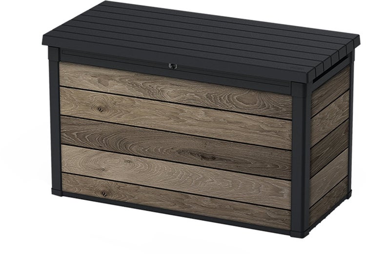 Keter Walnut Aufbewahrungsbox - 757L - 151,7x72,5x90cm - Dunkelbraun
