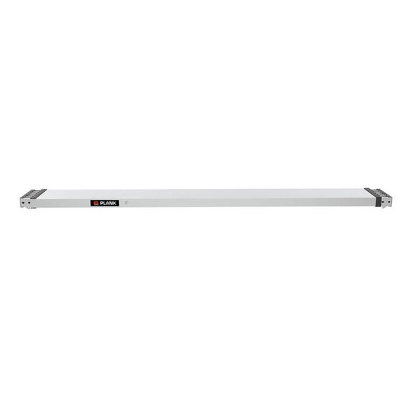 Gerüstbohle aus Aluminium für Baugerüste mit Plank Logo