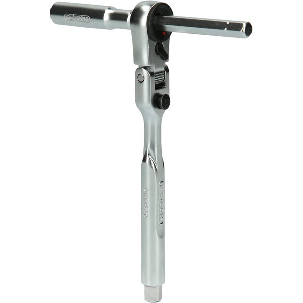 Umschaltknarre mit Steckschlüssel und Sechskant