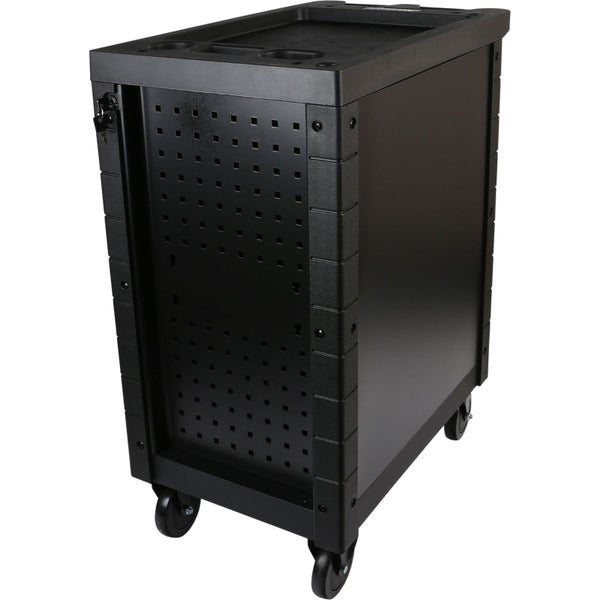 Werkstattwagen mit Lochwand und Rollen