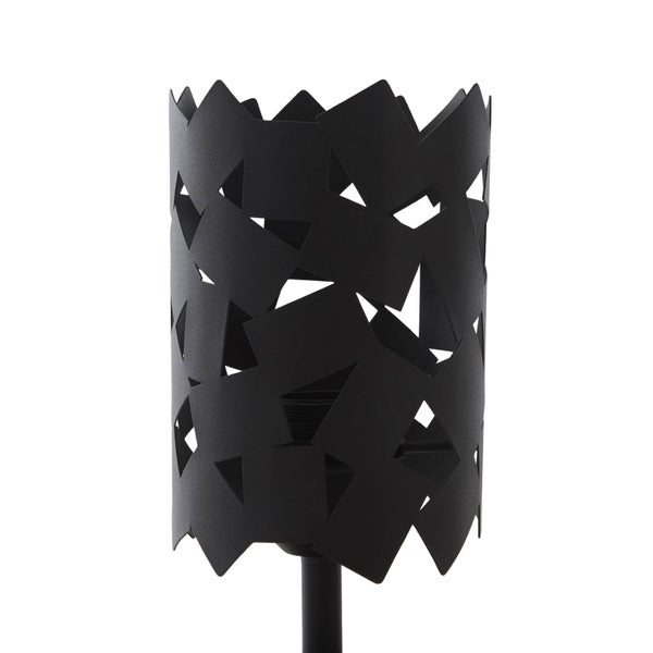 Lucande Tischlampe Aeloria (Modern) in Schwarz aus Metall (1 flammig, E27) - Tischleuchte Schreibtischlampe Nachttischlampe Wohnzimmerleuchte