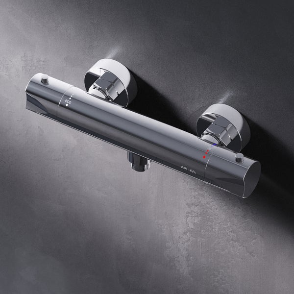 Abmessungen einer Deckenleuchte: Höhe 33 Millimeter, Durchmesser 170 Millimeter.