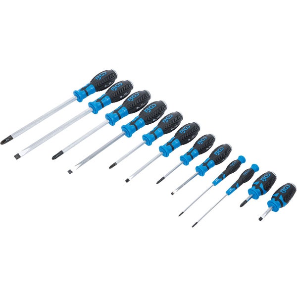 BGS Schraubendreher-Satz mit 6,3 mm (1/4) Innenvierkant 12tlg.  - 7896