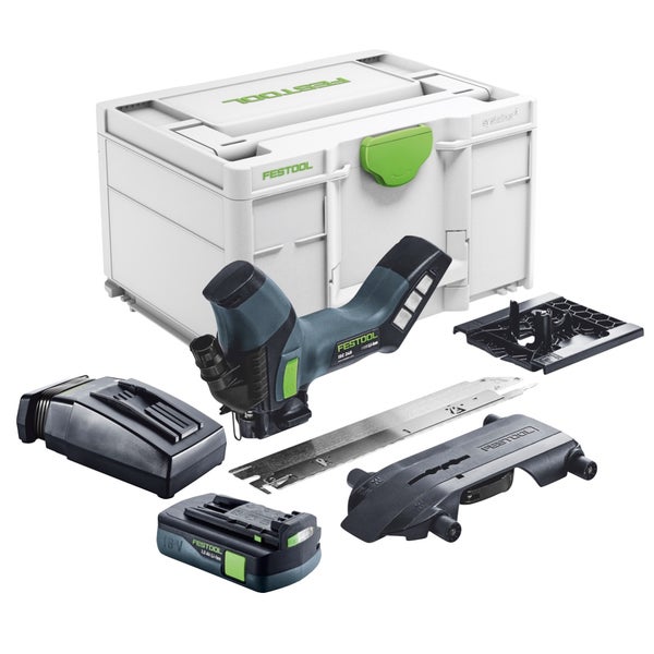 Festool ISC 240 EB-Basic Akku Dämmstoffsäge 18 V 240 mm + 1x Akku 3,0 Ah + Ladegerät + Systainer