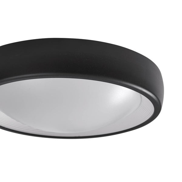 Lindby LED Deckenlampe aussen Ø 24,5 cm, Deckenleuchte außen strahlwassergeschützt IP65 14,5W Außendeckenlampe Außenleuchte Gartenlampe