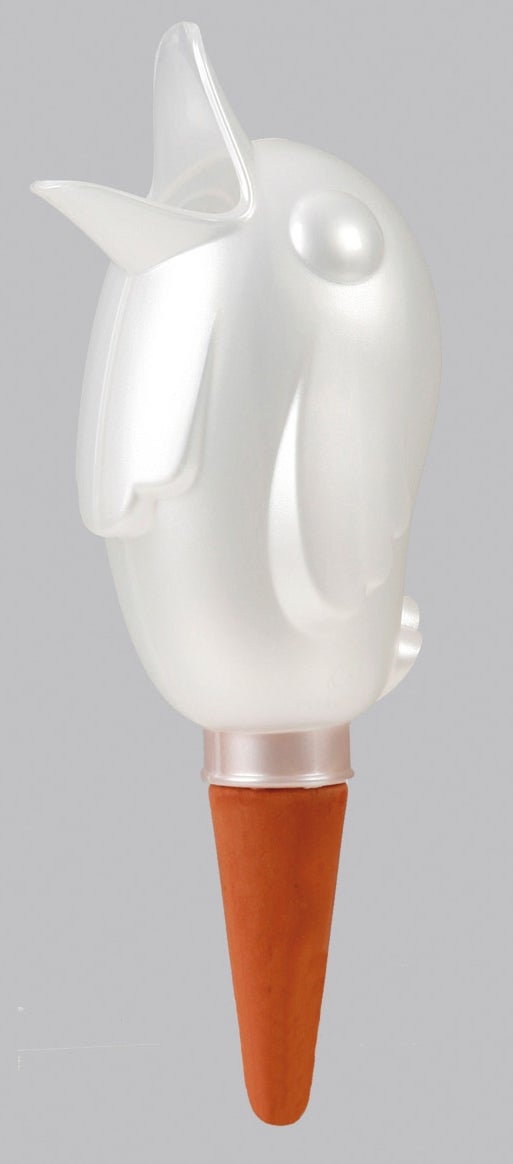 Scheurich Bördy XL, Wasserspeicher aus Kunststoff,  Farbe: Champagne Pearl (nicht transparent), 8,32 cm Breite, 4,66 cm Tiefe, 29 cm hoch, 0,6 l Vol.