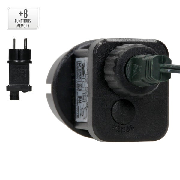 ECD Germany LED Lichterkette 30m Länge, 1500 LEDs, Kaltweiß, 3m Stromkabel, IP44, Clusterlichterkette Büschellichterkette für Weihnachten Weihnachtsbaum Weihnachtsbeleuchtung, für Innen und Außen