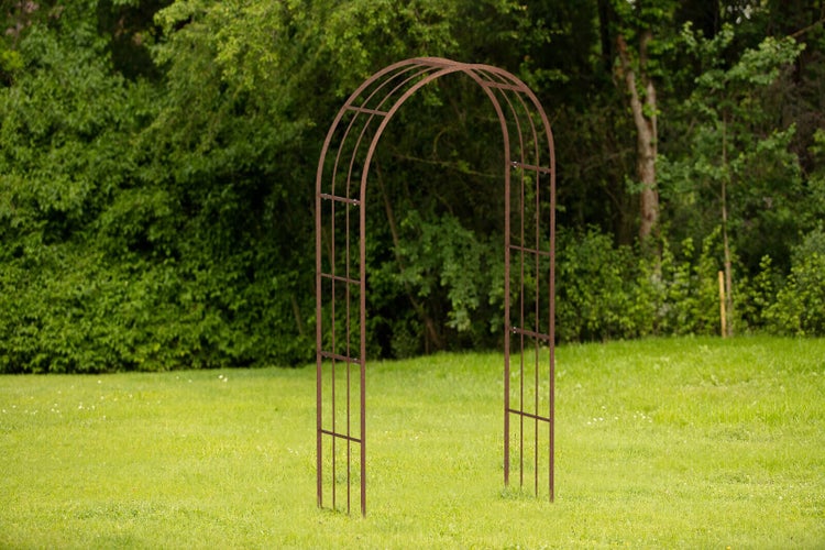 Rosenbogen ELEO Cesena 120x39x220 cm Metall unbeschichtet - Edelrost