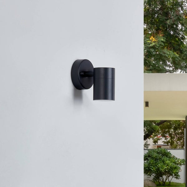 Lindby Inaye (spritzwassergeschützt (Modern) in Schwarz aus Aluminium (1 flammig, GU10)
