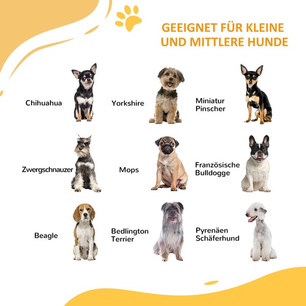 PawHut Hunde Treppenschutzgitter, Hundeabsperrgitter mit automatisch schließender Tür, 74-100 cm, Türschutzgitter, ohne Bohren, Absperrgitter für Hunde, Weiß