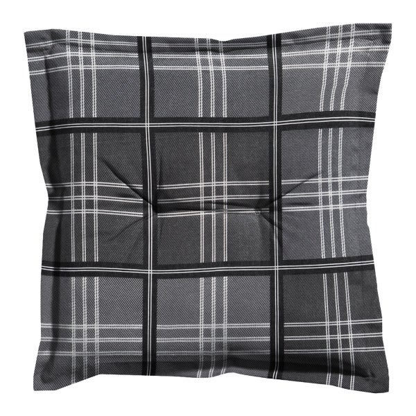 Sitzkissen Patchy grau - Ca. 50x50 cm - 4er-Set