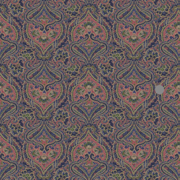 Vliestapete mit orientalischem Ornament- und Paisley-Muster