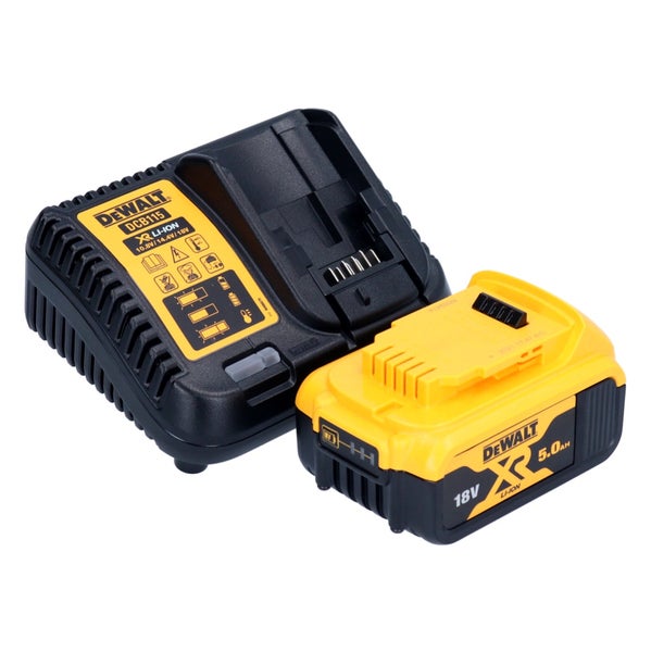 DeWalt Akku Ladegerät mit 18 Volt 5.0 Ah Akku