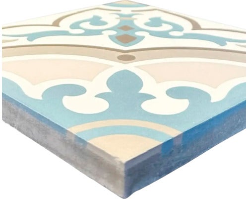 Zement Wand- und Bodenfliese Pia 1084 20x20x1,6 cm,