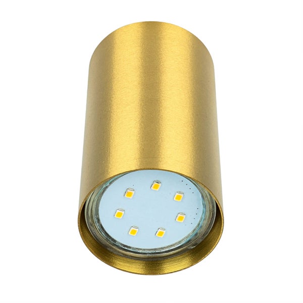 Goldfarbene Wandleuchte mit LED-Leuchtmittel