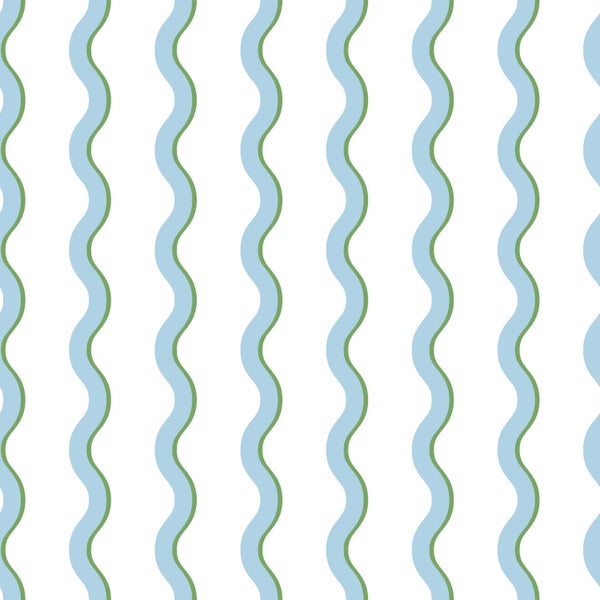 Muster mit gewellten Linien